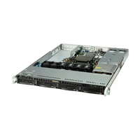 Server platform Supermicro 1U 510T-WTR SYS-510T-WTR Intel x 1 DDR4 x 4 4 x 3.5" SAS/SATA PSU 1+1